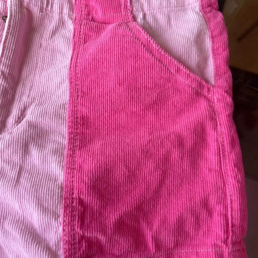 Joe's Jeans Pink Color-Block Shorts - Picture 3 of 5